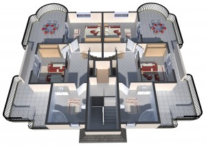 Penthouse eerste verdieping