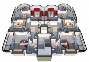 plattegrond appartement